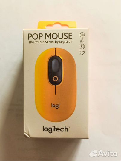 Компьютерная мышь logitech pop blast желтая