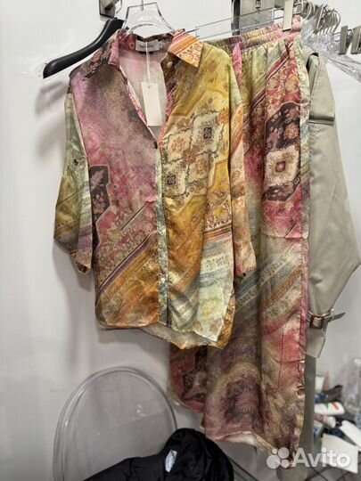 Шелковый костюм Zimmermann