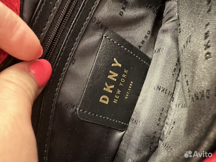 Сумка женская натуральная кожа dkny