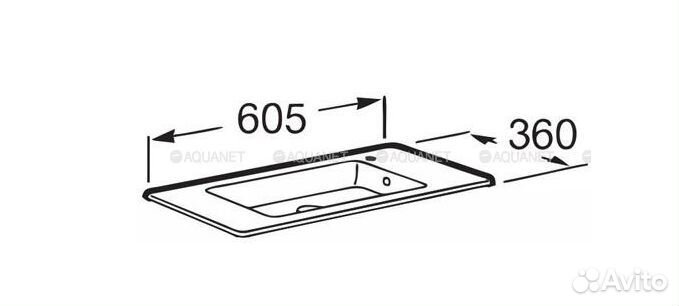 Раковина Roca Debba 60 32799H00Y