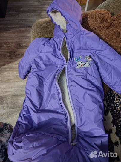 Комбинезон зимний на новорожденного