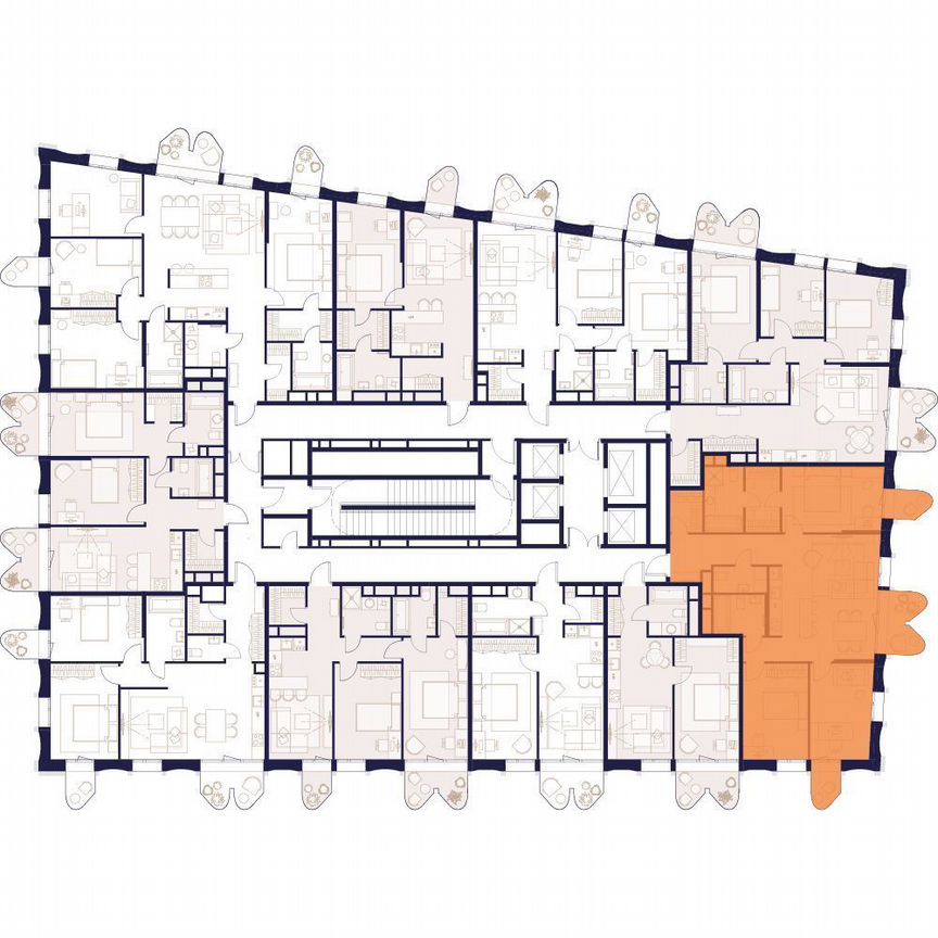 3-к. квартира, 105,6 м², 17/24 эт.