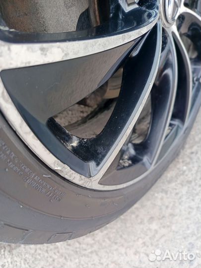 Литые диски r18 5x114 3 с резиной бу