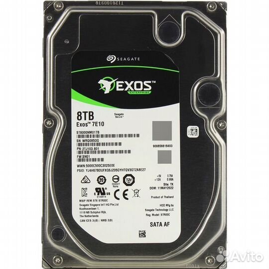 Жёсткий диск (HDD) Seagate ST8000NM017B
