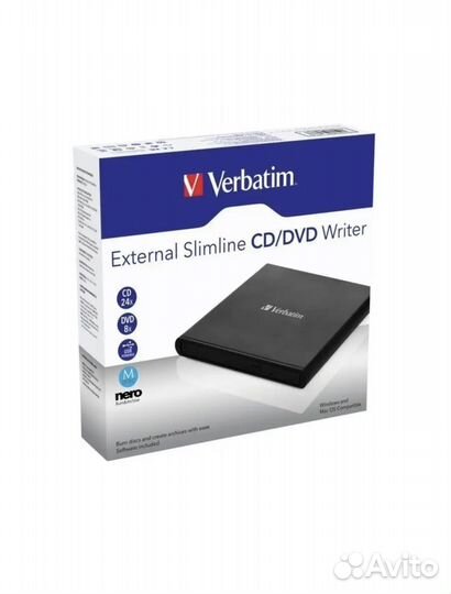 Внешний dvd привод usb verbatim