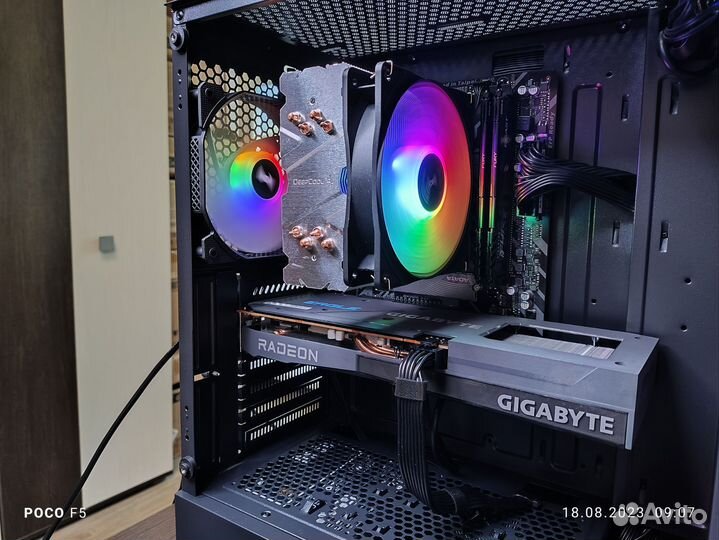 Игровой комп Ryzen 5 5500+ Sapphire Pulse RX 6600