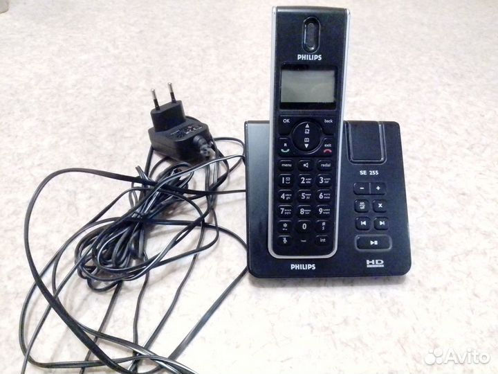 Беспроводной телефон Philips se 255