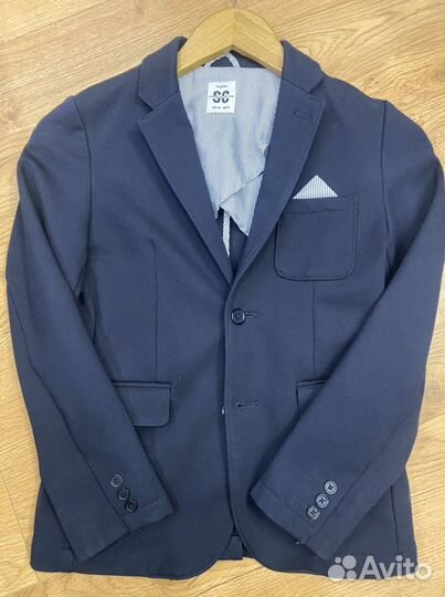 Пиджак школьный для мальчика 140