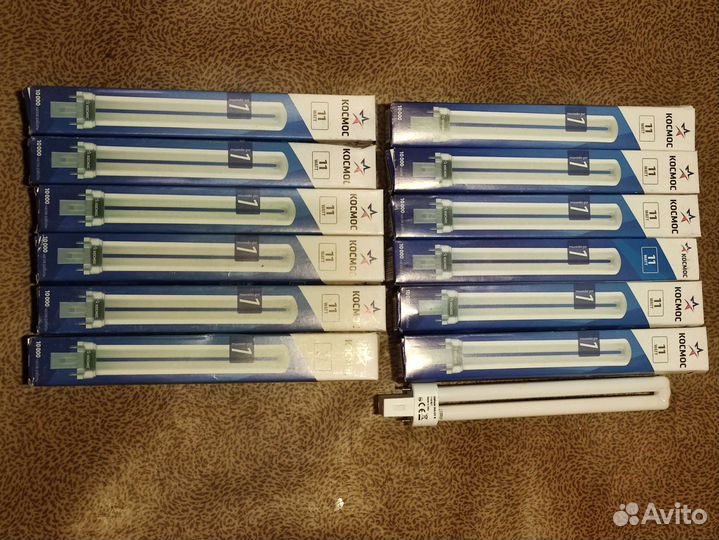 Люминесцентные новые лампы цоколь G23 11Вт