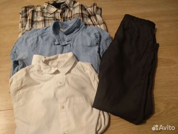 Пакет рубашки и брюки 140 для мальчика