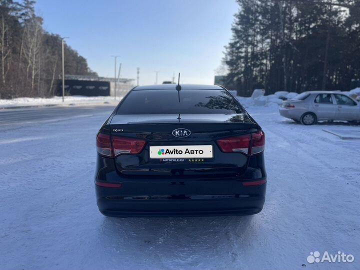 Kia Rio 1.6 AT, 2017, 112 000 км