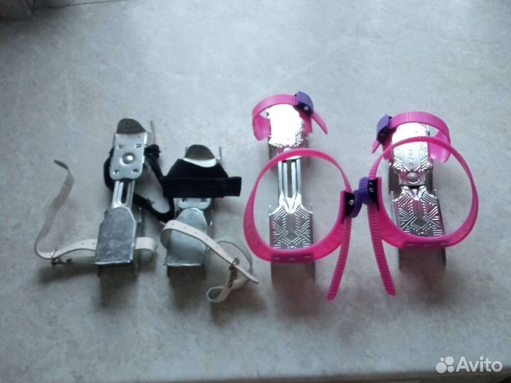 Коньки двухполозные детские