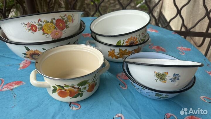 Эмалированная посуда СССР