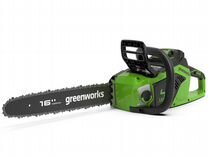 Пила цепная Greenworks Gd40cs18 2005807 без Акб