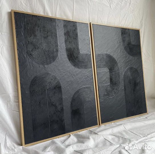 Интерьерная картина на холсте с фактурой