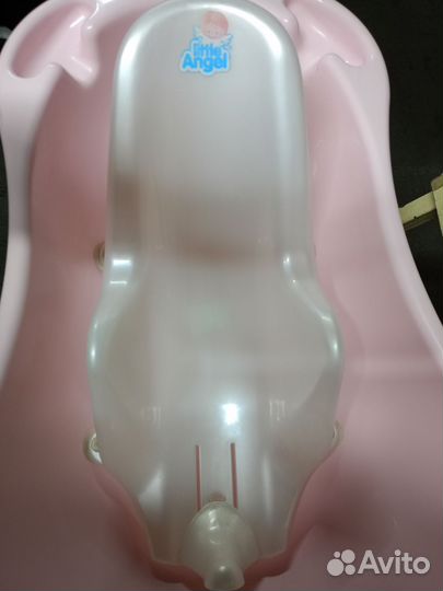 Ванночка для купания с горкой, переноска