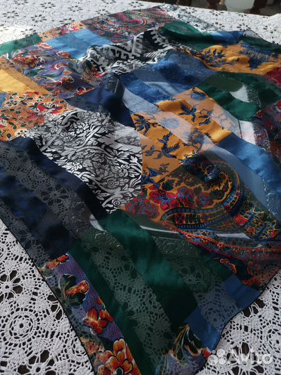 Франция шикарный шёлковый платок