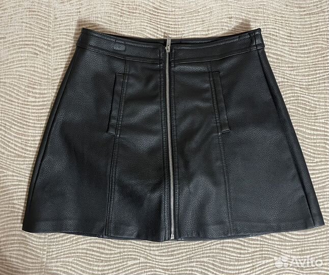 Кожаная юбка bershka