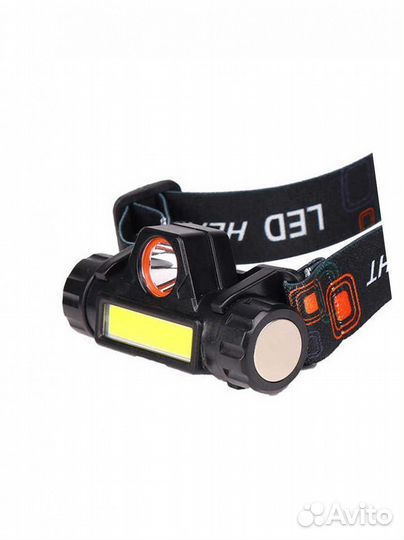 Налобный светодиодный аккумуляторный фонарь HL-101