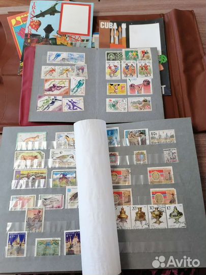 Почтовые марки 345 шт