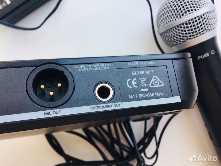 Вокальная радиосистема Shure BLX88/PG58 микрофон