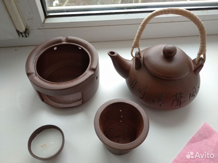 Чайник заварочный из обожженной глины