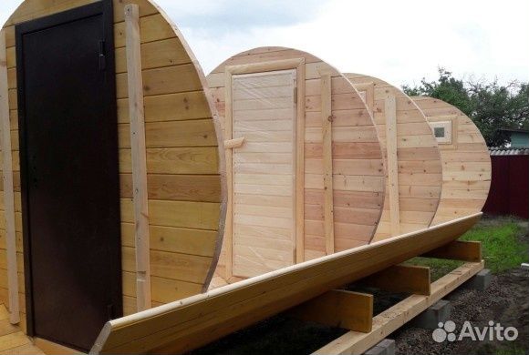 Бани бочки на заказ. Баня 