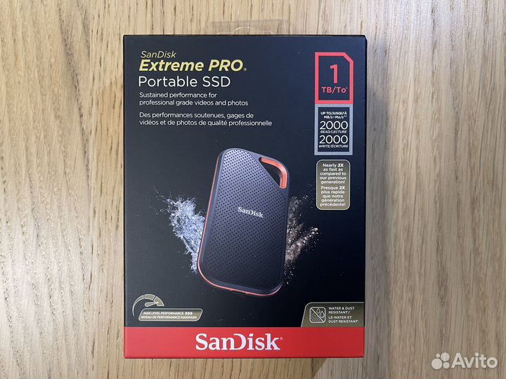 Внешний жесткий диск 1 тб sandisk extreme pro