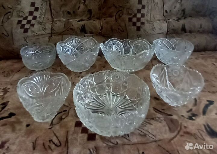 Вазы хрустальные СССР