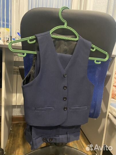 Школьный костюм для мальчика 128 синий