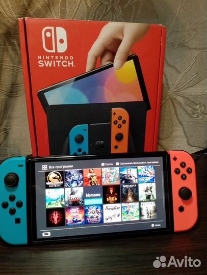 Nintendo switch oled прошитая 256