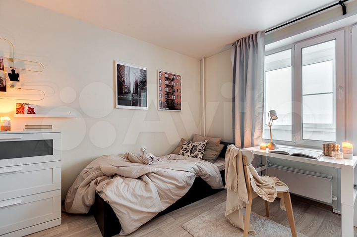 Комната 18 м² в 2-к., 14/22 эт.