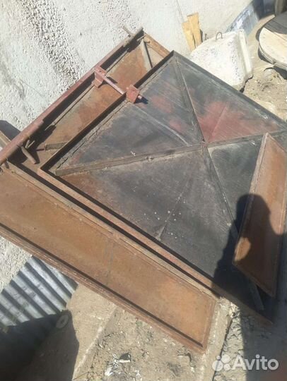 Ворота гаражные металлические бу