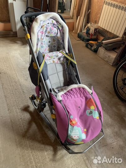 Коляска санки