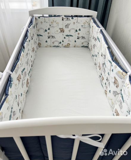 Бортики в кроватку новые