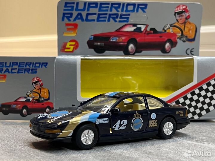 Винтажная гоночная машинка Superior racers 3