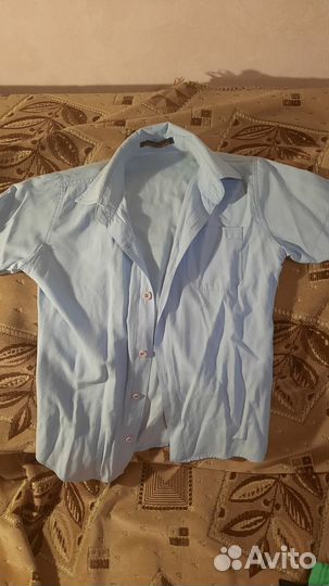 Рубашечка светло-голубая