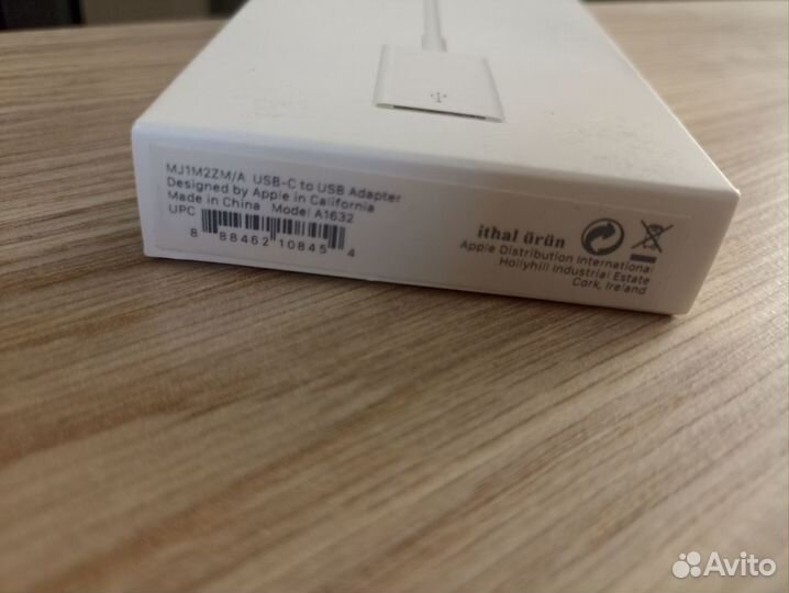 Переходник apple с USB-C на USB 2017 года