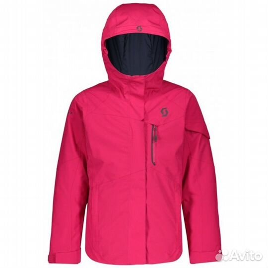 140 (10 лет) Куртка scott Vertic JR virtual pink Р