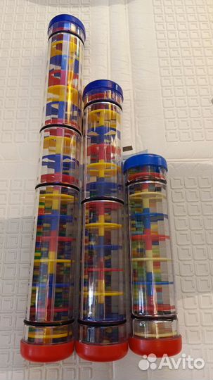 Погремушка Шум дождя Дождевая палочка 40 см