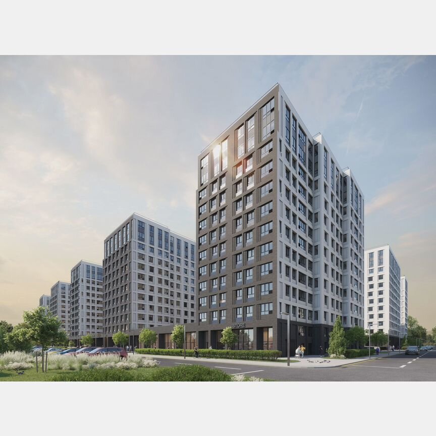 2-к. квартира, 41,3 м², 12/13 эт.
