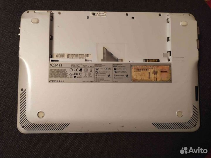 Ноутбук MSI X340