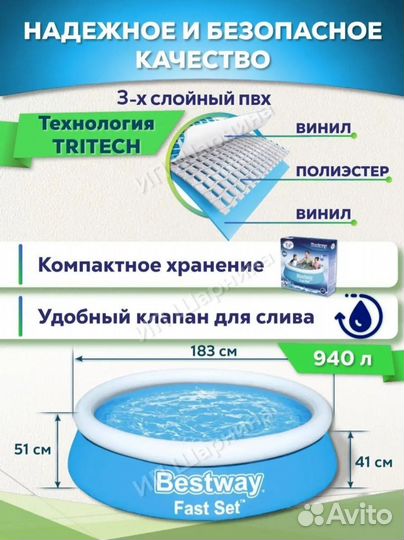 Надувной бассейн