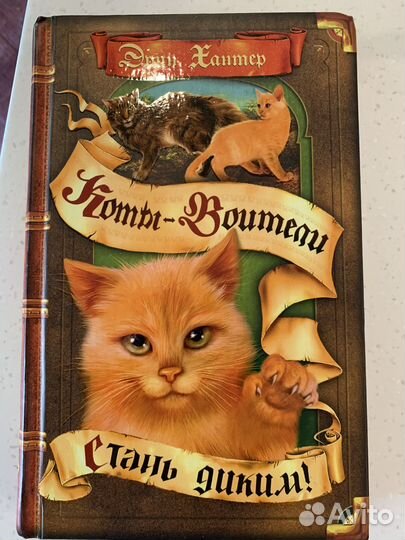 Книга детская коты-воители