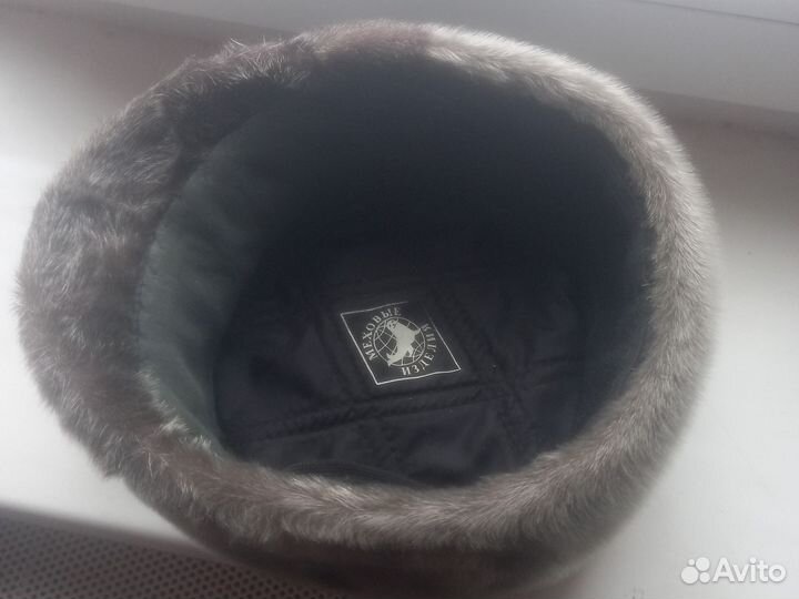 Меховая мужская кепка из нерпы