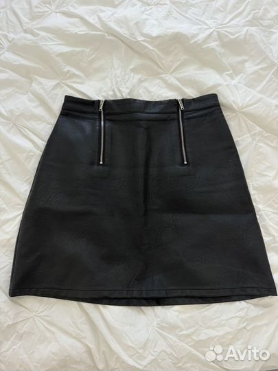 Кожаная юбка