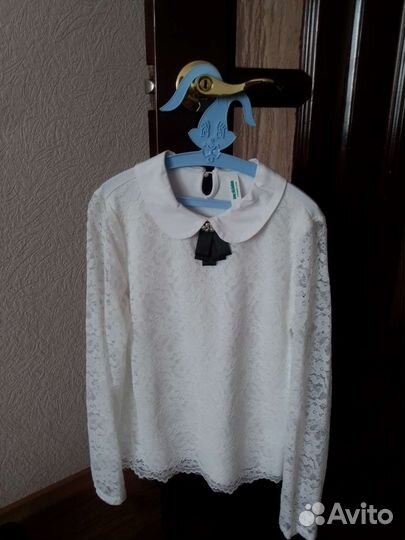 Блузка школьная на девочку,размер 146