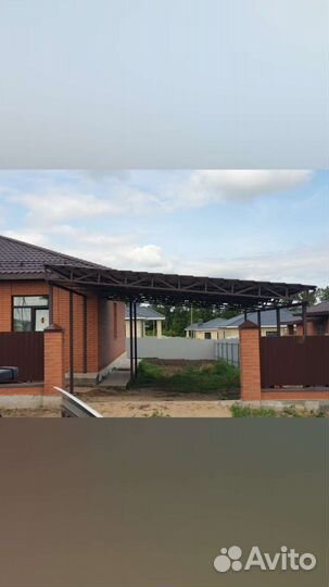 Навесы. Металоконструкции. Заборы, варота, навесы