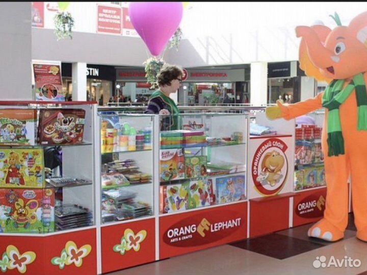 Ростовая кукла Оранжевый слон