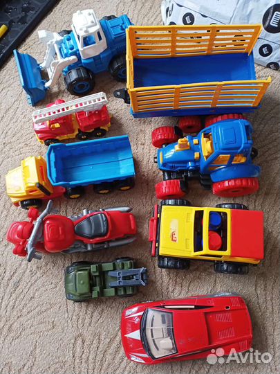 Машинки, трактор, мотоцикл Полесье